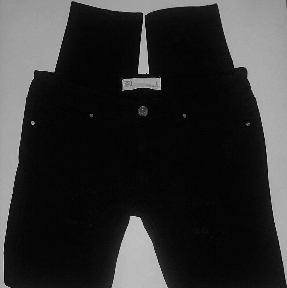 RSQ Ibiza Black Skinny Jeans - Size 11